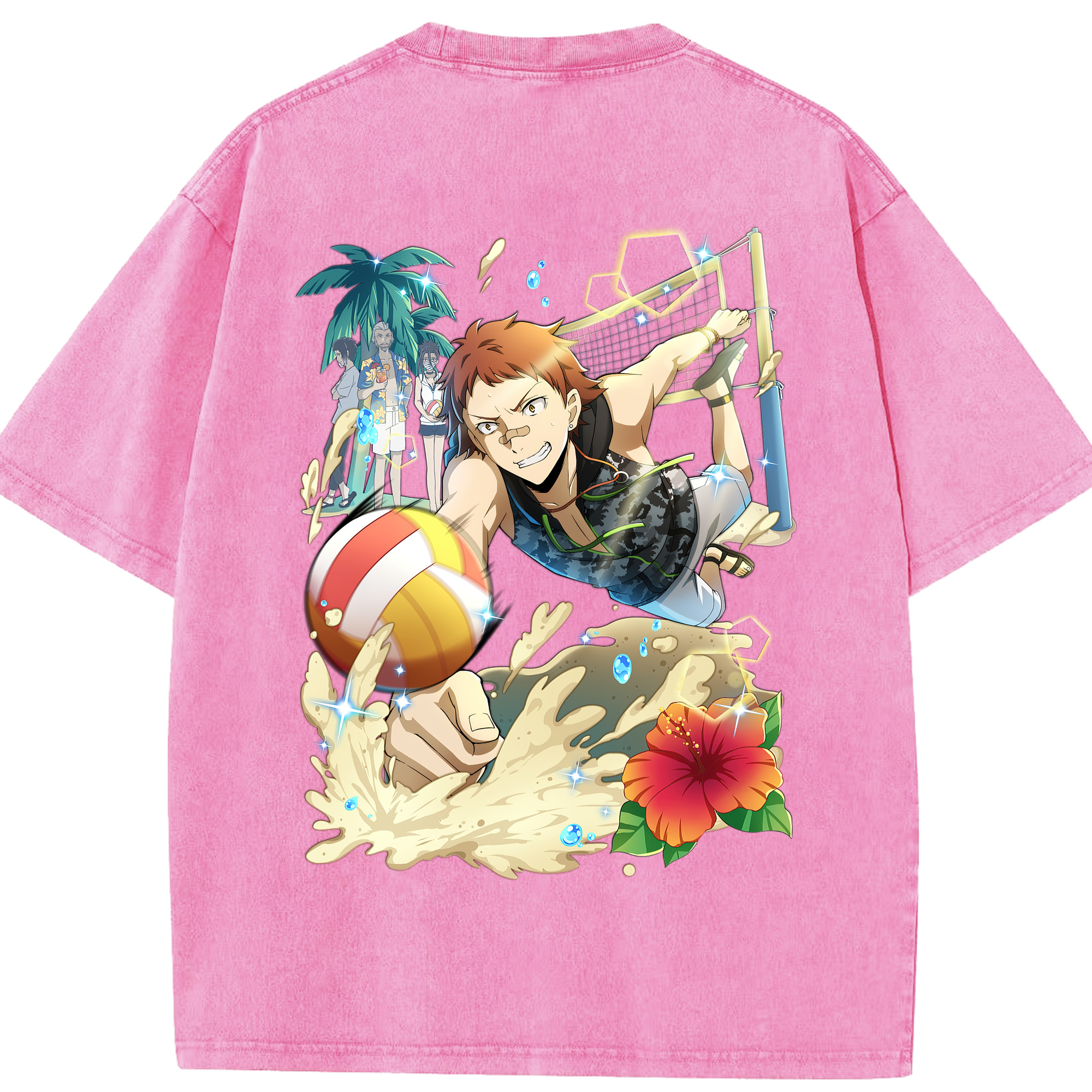 （画像用） 文豪ストレイドッグス Bungo Stray Dogs 綿100% ヴィンテージ風 半袖Tシャツ（背面プリント）